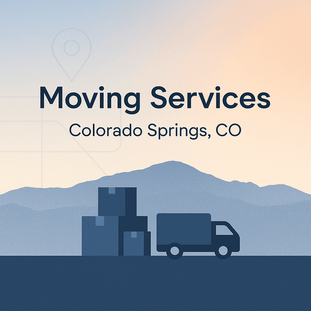 Moving Services in Colorado Springs, CO