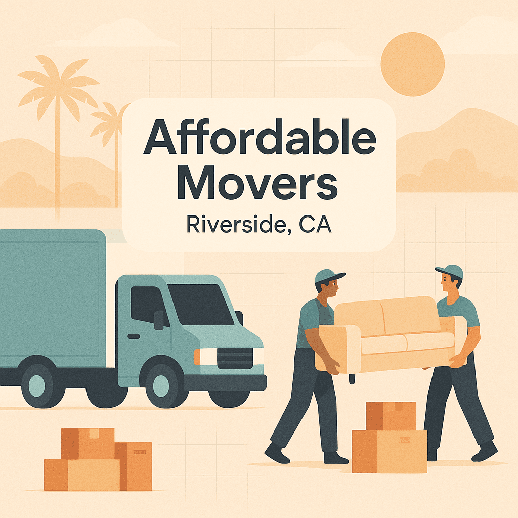 Affordable Movers in Riverside, CA