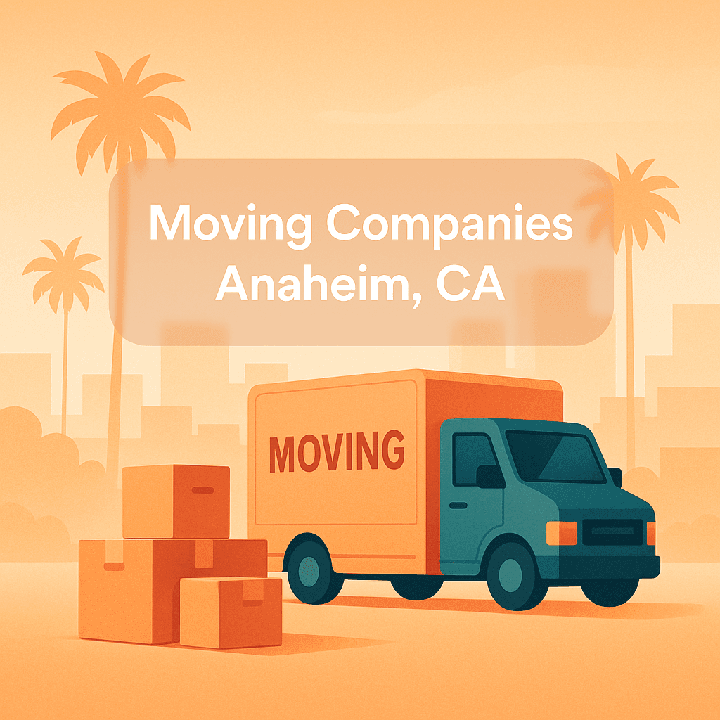 Moving Companies in Anaheim, CA